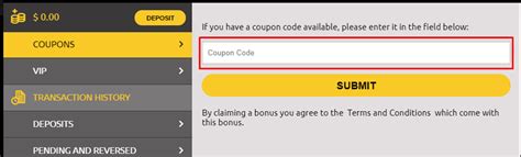 mega casino coupon code